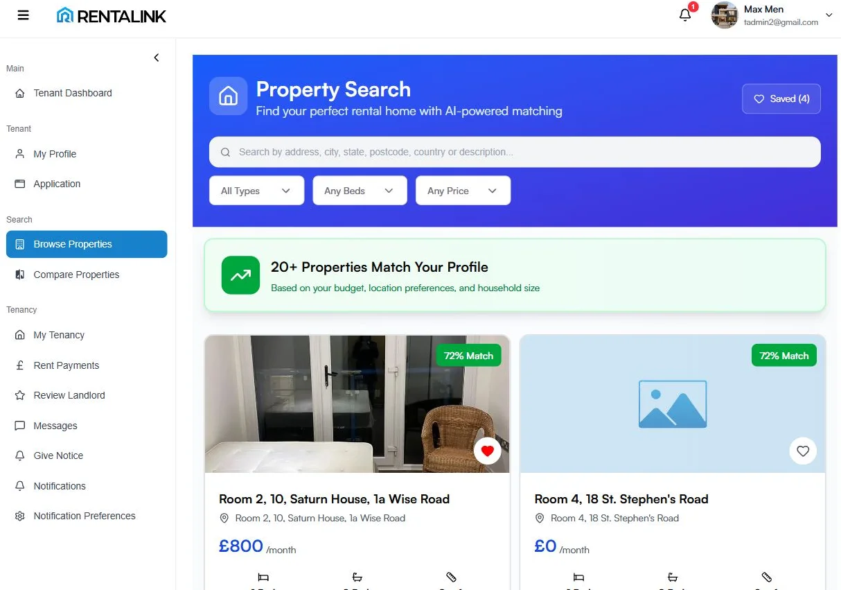 Rentalink screenshot 5